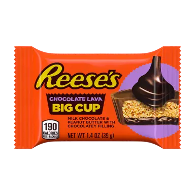 REESE'S Big Cup Chocolate Lava Milk Chocolate Peanut Butter Cup