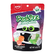 Amos Halloween Peelerz Gummy Mummy Candy (6 oz)
