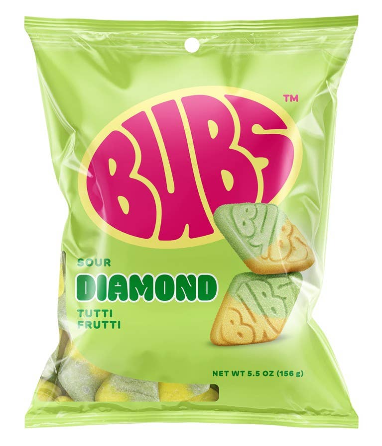 Bubs Combo 5.5oz Bag Display 4 flavors 8ea, 32ct
