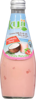 Kuii coconut milk drink strawberry flavor 16.4oz