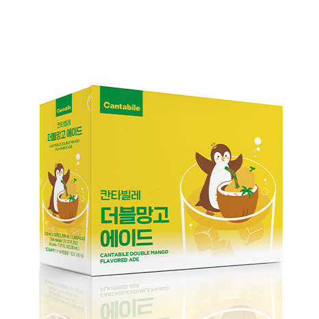 Cantabile Double Mango Pouch Drink 230ml (Korea)