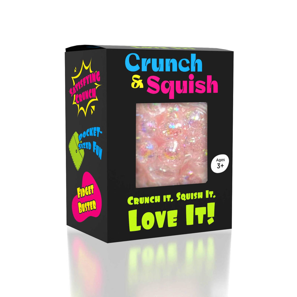 Crunch & Squish Crunchy Squishy Stress Ball Fidget Toy (Color Ships Assorted)