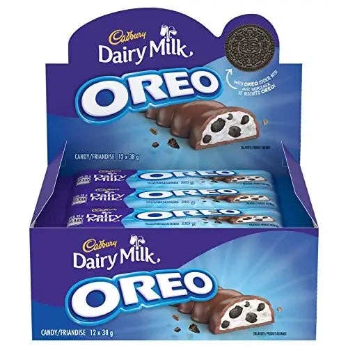 Cadbury Dairy Milk Oreo 38g, case 12ct,