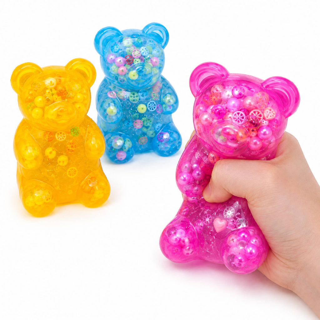 Gummy Bear Squishy – Fruit Slice Sensory Squeeze Toy
