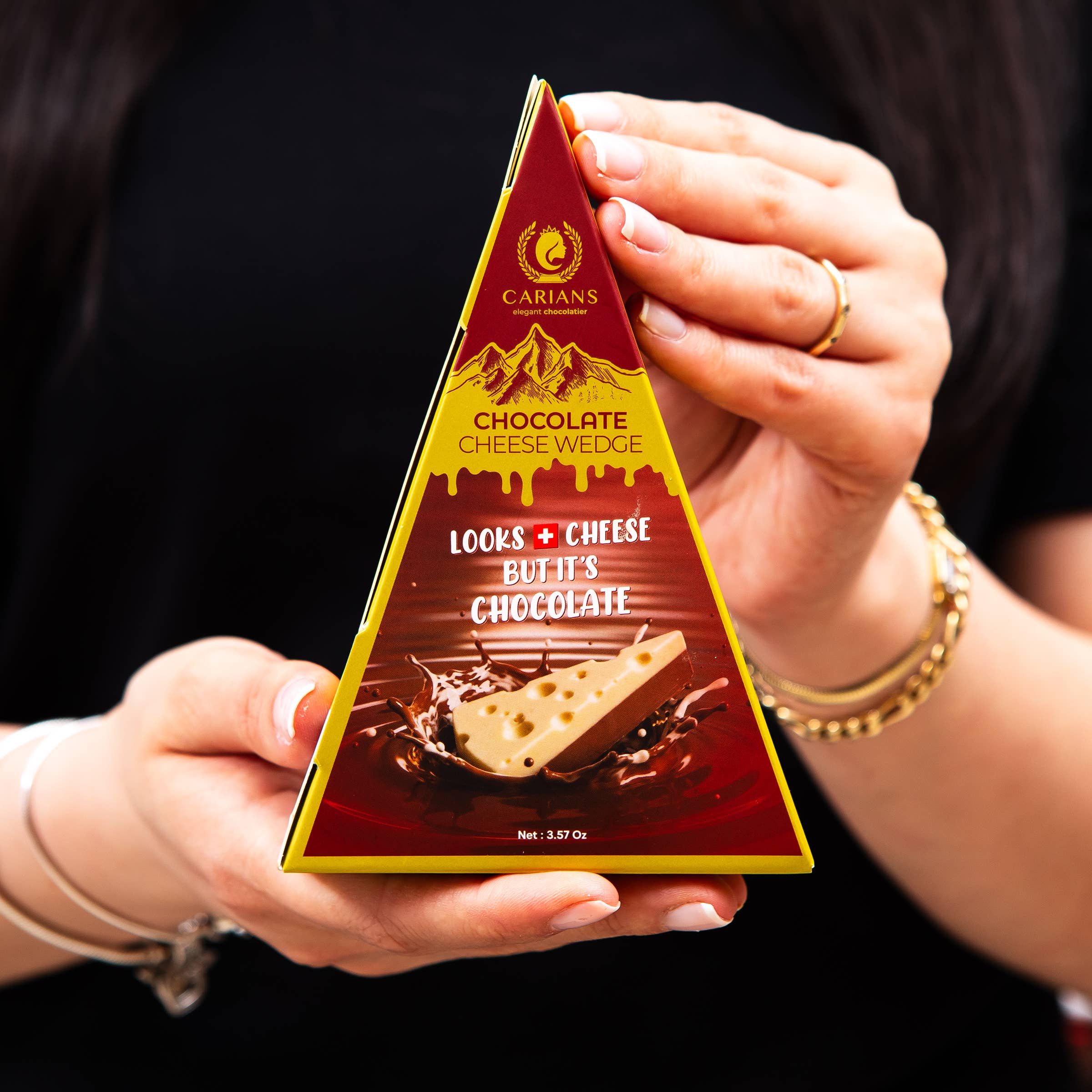 Tiktok Viral Chocolate Cheese Wedge Surprise 3.17 oz(90 g)