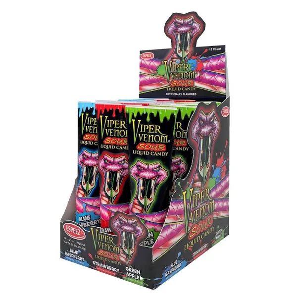Viper venom sour liquid candy