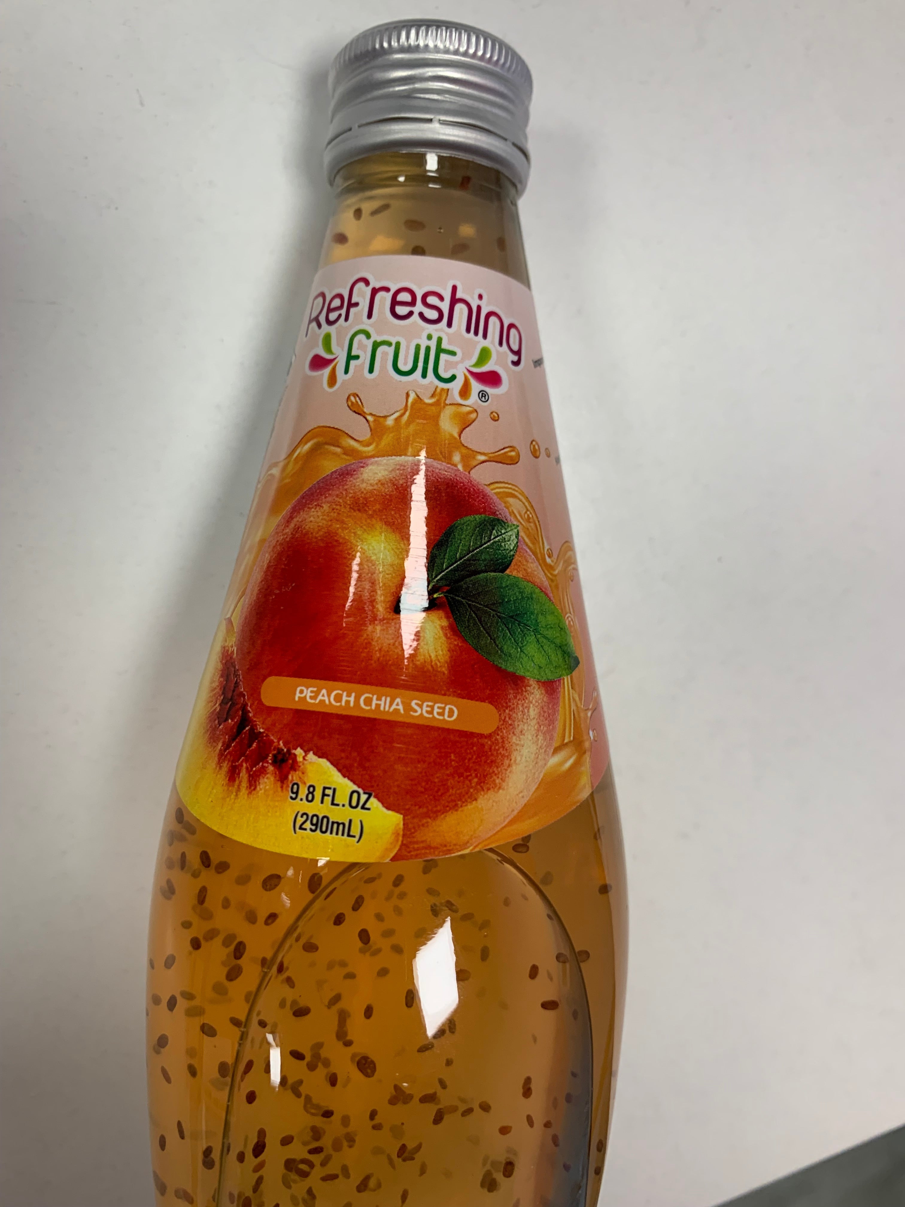 Refreshing fruit peach chia seed 9.8 oz
