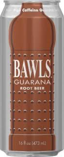 Bawls Gurana Root Beer 16 FL OZ