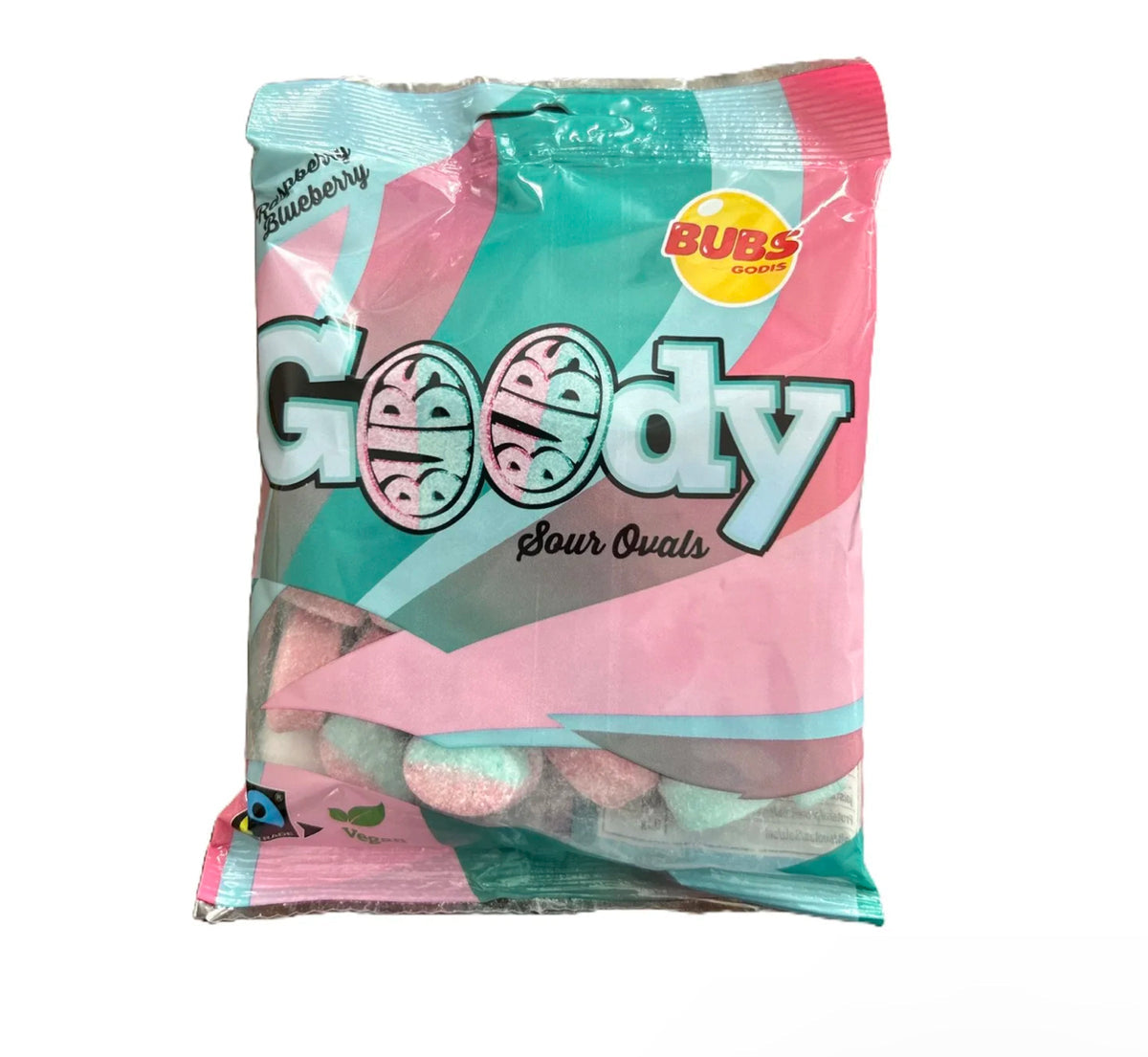 Candy Bubs Goody Sour Ovals Raspberry Blueberry