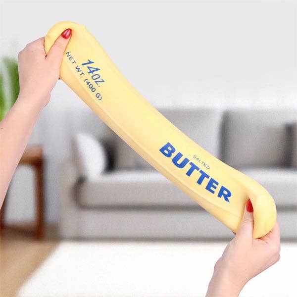 Giant Salted Butter Stick 10" Taba Squishy® Fidget Toy
