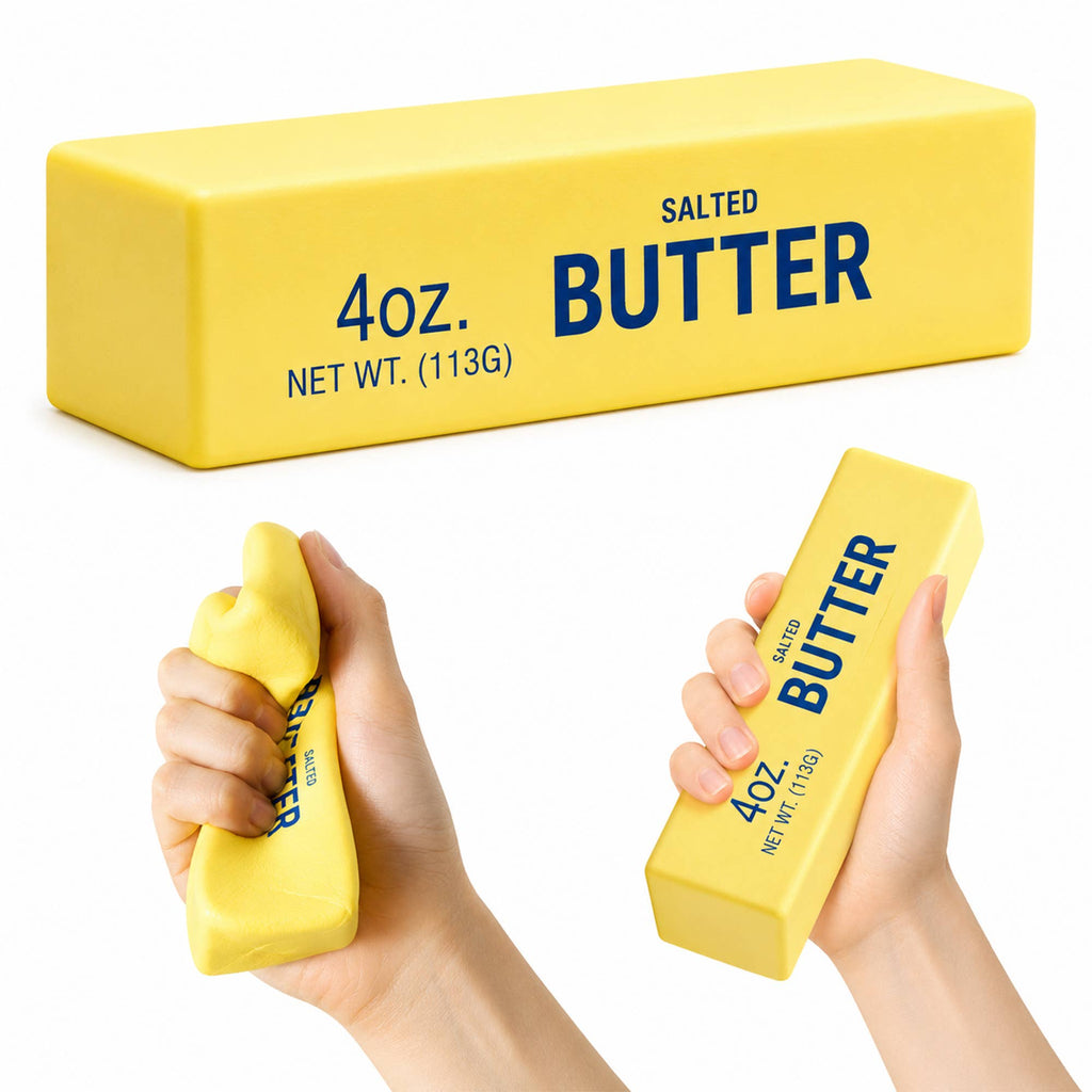 Jumbo Big Butter Squishy Sensory Squeeze Display