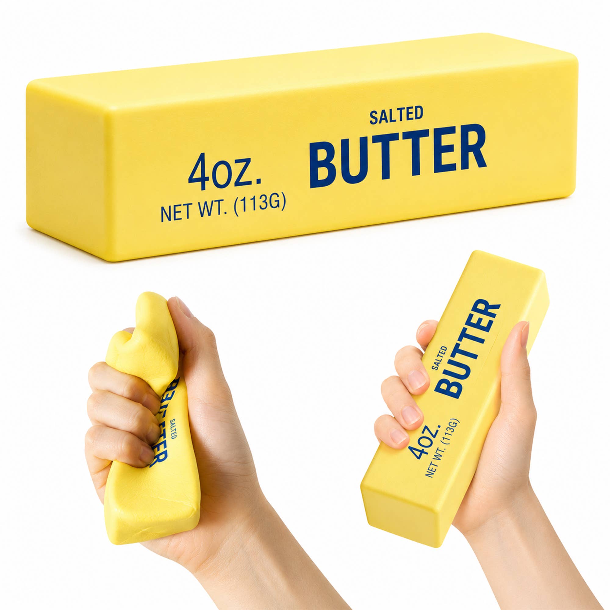 Jumbo Big Butter Squishy Sensory Squeeze Display