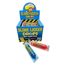 Slime licker drops sour liquid candy