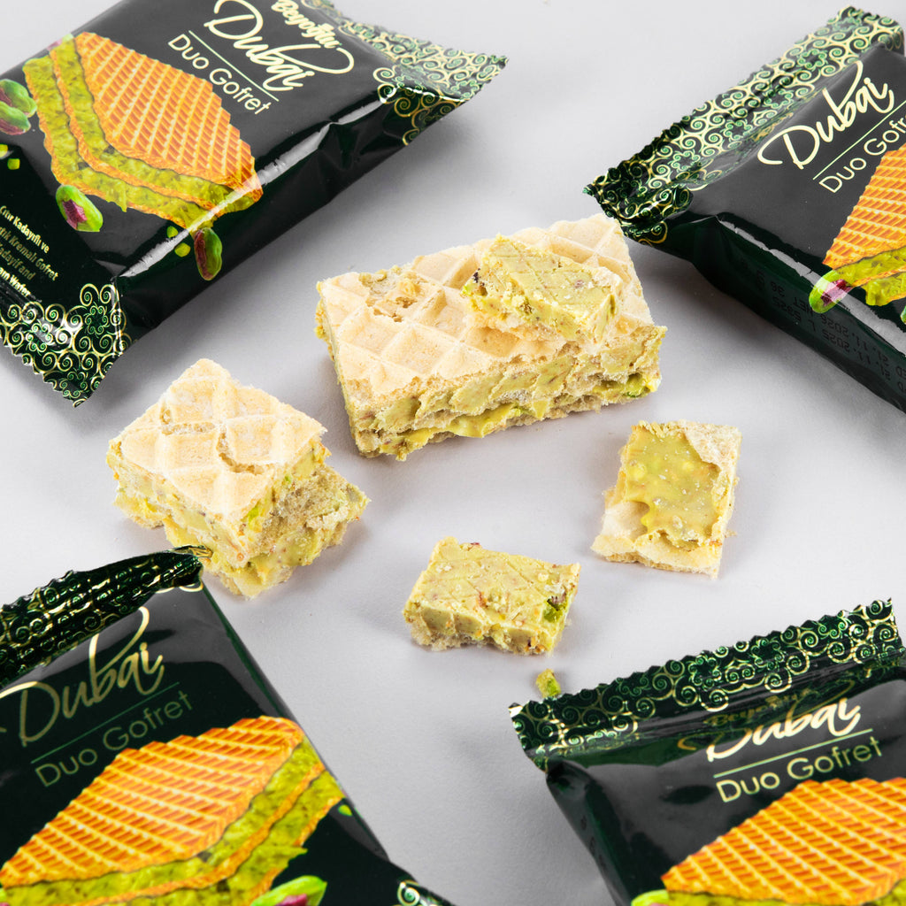 Beyoglu Dubai Chocolate Duo Wafer with Pistachio