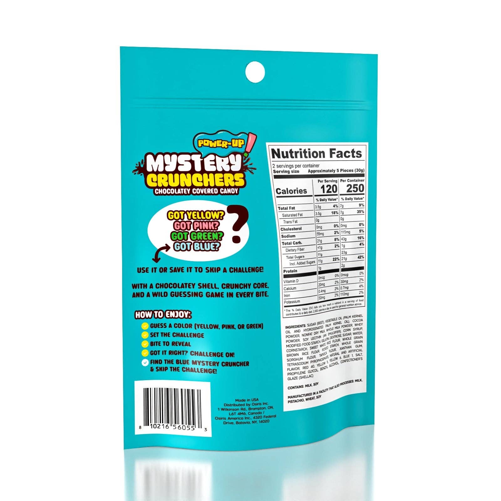 Mystery Crunchers Power-Up! Candy Color Reveal Bites 2.1oz