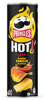 Pringles flaming cheese flavour