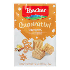 Loacker Quadratini gingerbread