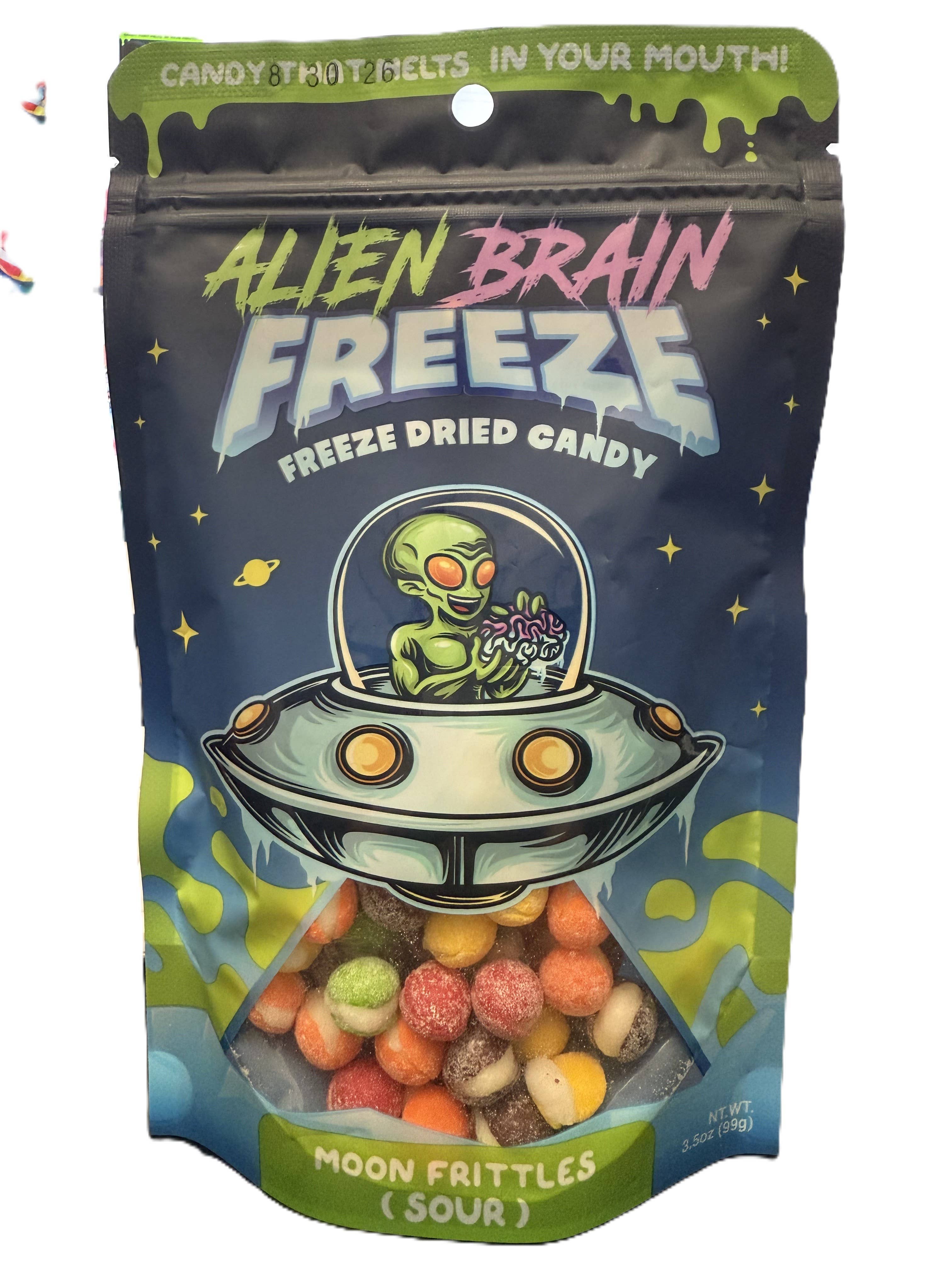 Alien Brain Freeze Dried Candy Moon Frittles Sour 99g