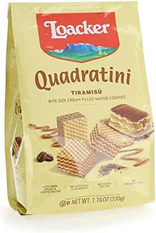 Loacker Quadratini Tiramisu Cookies