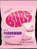 BUBS SOUR DIAMOND STRAWBERRY VANILLA 5.5OZ 8CT