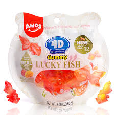 Amos 4D Gummy lucky Fish