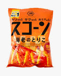 Koikeya corn puff scone shrimp flavor
