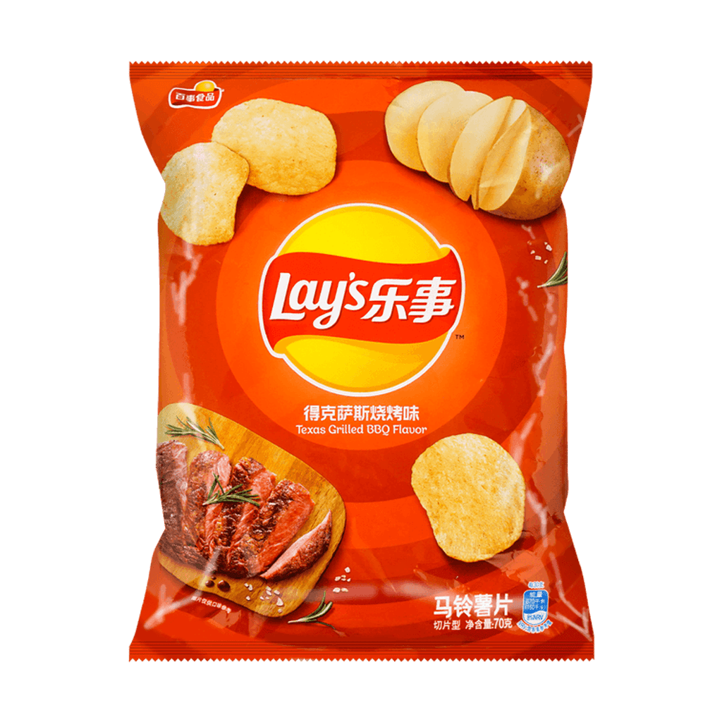 Lay's Potato Chips (Texas Grilled BBQ Flavor) 70g