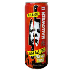 Halloween II slay all day Energy drink