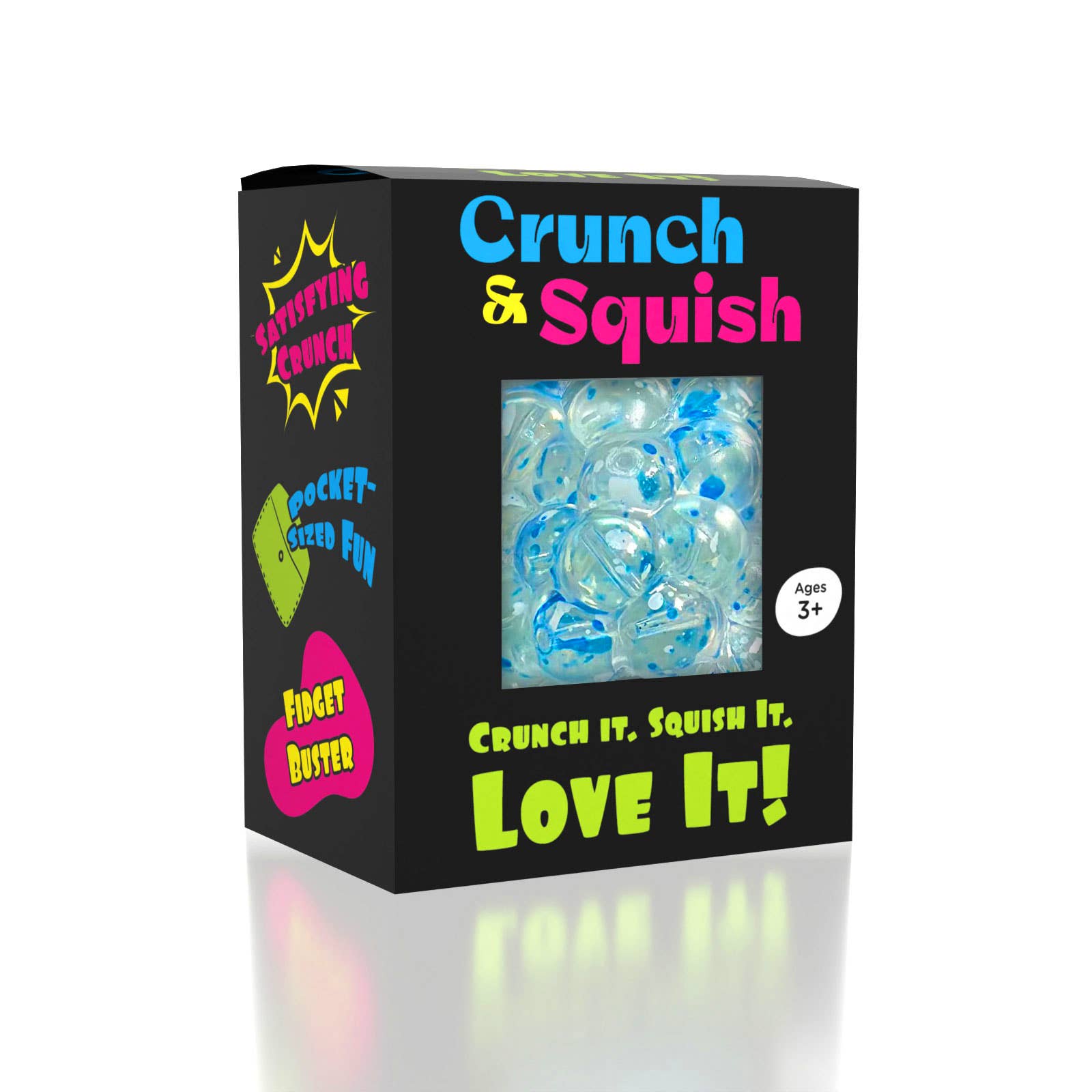 Crunch & Squish Crunchy Squishy Stress Ball Fidget Toy (Color Ships Assorted)