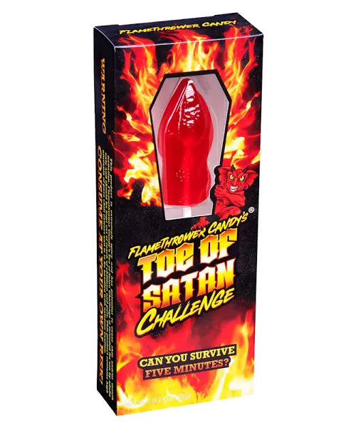 Flamethrower candys toes of satan challenge