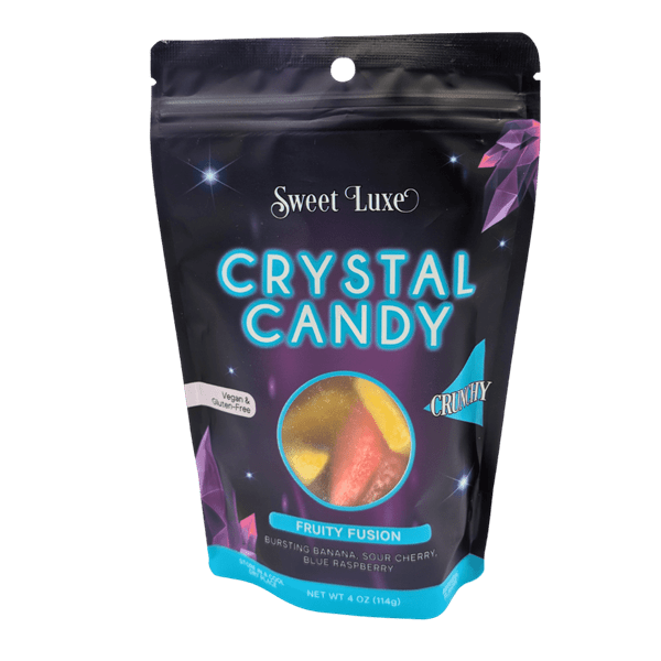 Sweet Luxe™ NEW Extra Crunchy Crystal Candy - Fruity Fusion Flavor Mix