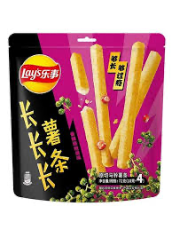 Potato chips spicy pepper flavour