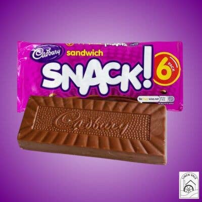 Cadbury Chocolate Sandwich Snack! 6 Pack 132g (UK)