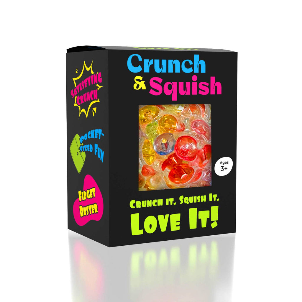 Crunch & Squish Crunchy Squishy Stress Ball Fidget Toy (Color Ships Assorted)