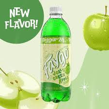 Faygo Jolly Green Apple Soda, 24 fl oz