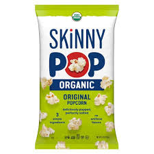 Skinny pop organic popcorn