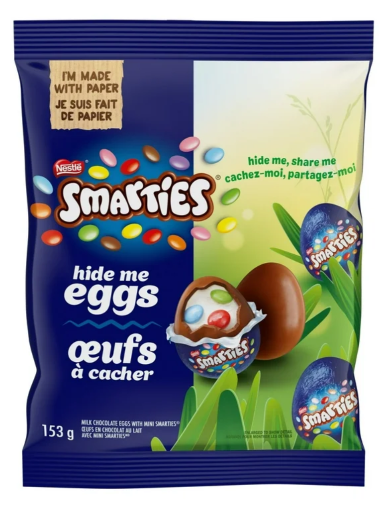 Smarties Hide Me Eggs