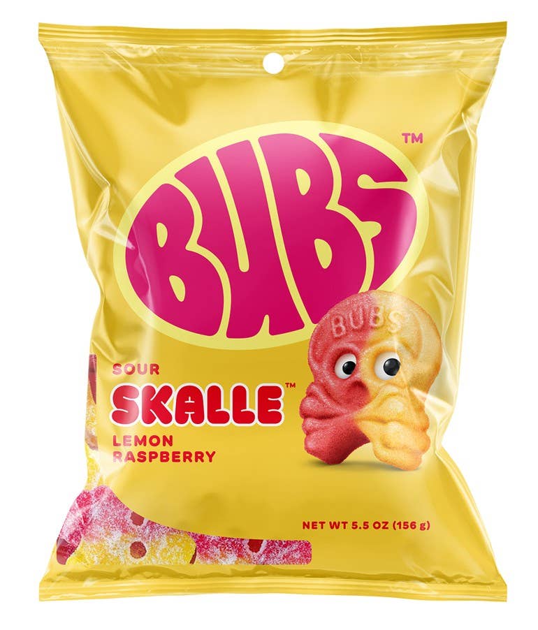 Bubs Combo 5.5oz Bag Display 4 flavors 8ea, 32ct