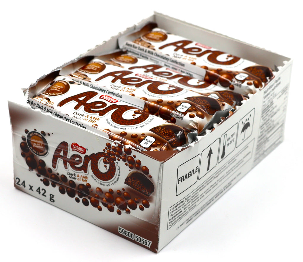 Limited Import - Nestle AERO Dark & Milk Bar, 42g, 24ct
