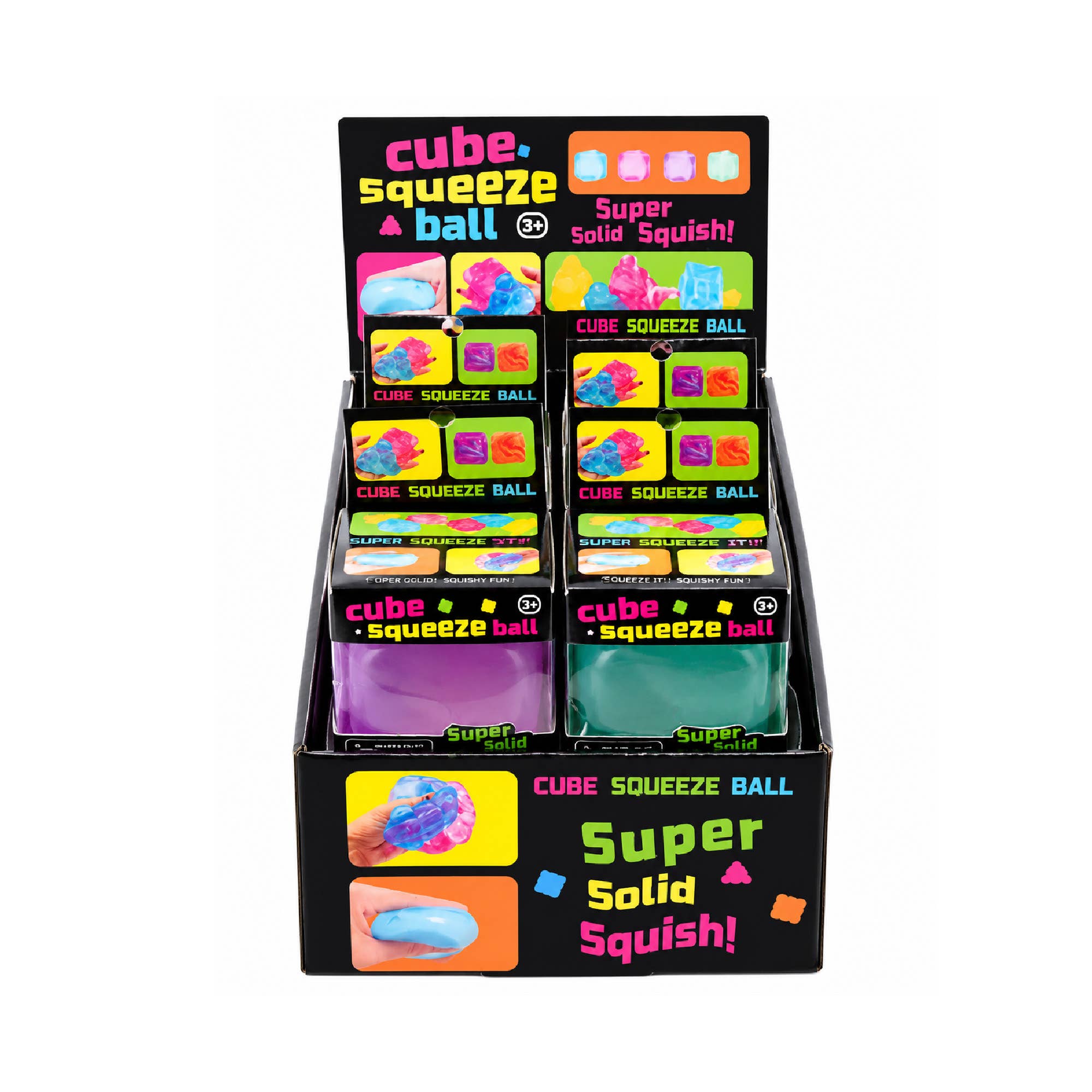 Stress Cube Squishies – Slow Rise Ice Cube Fidget Set