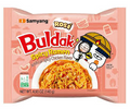 Rose Buldak Spicy Ramen,Artificial Spicy Chicken Flavour Stir fried Instant Noodles 4.93 Oz