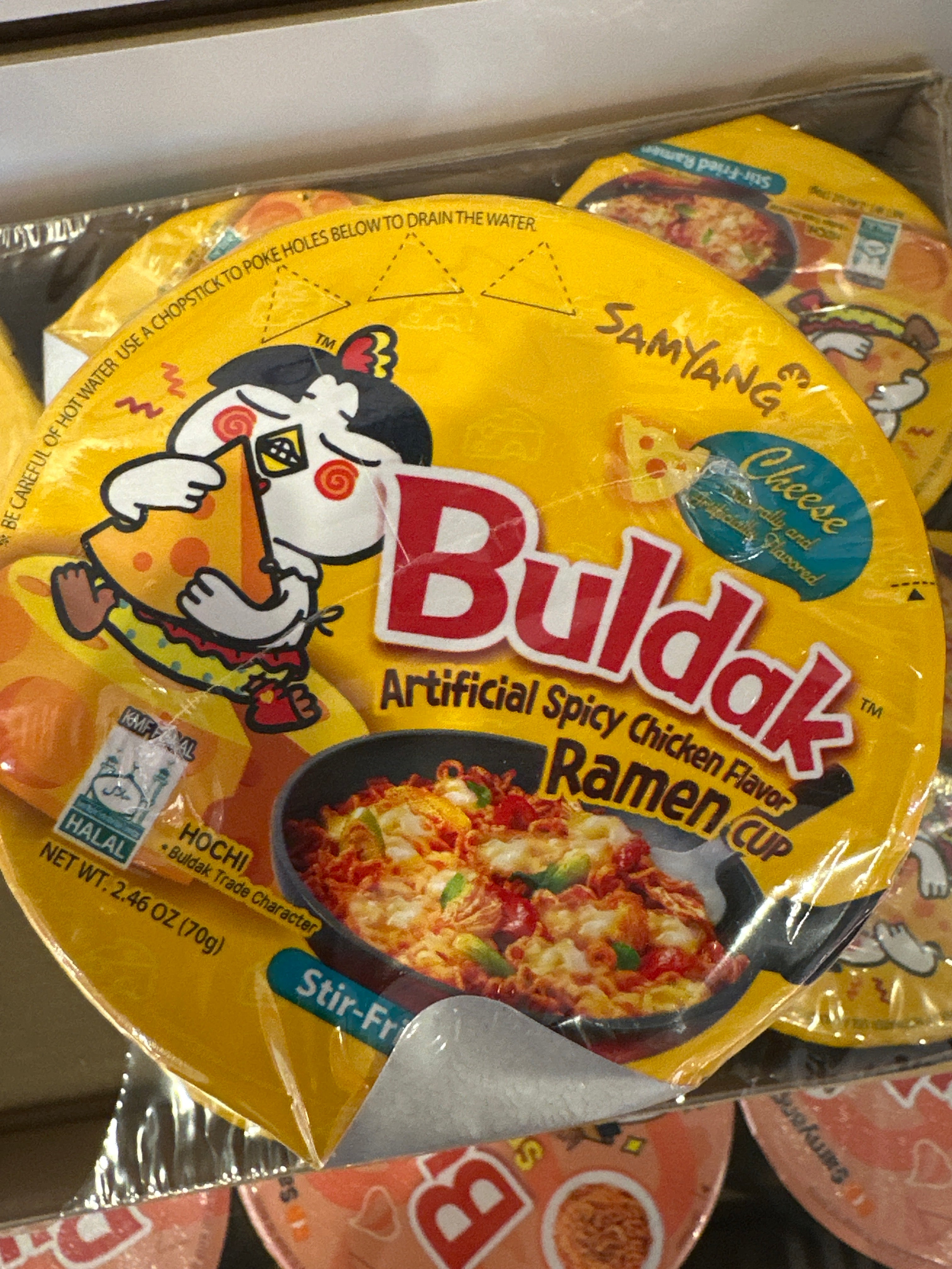 Buldak cheese ramen