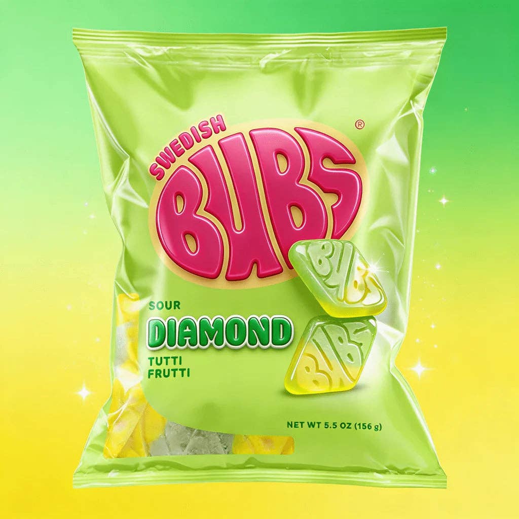 Bubs Tutti Frutti Sour Swedish Gummy 156g (Sweden)