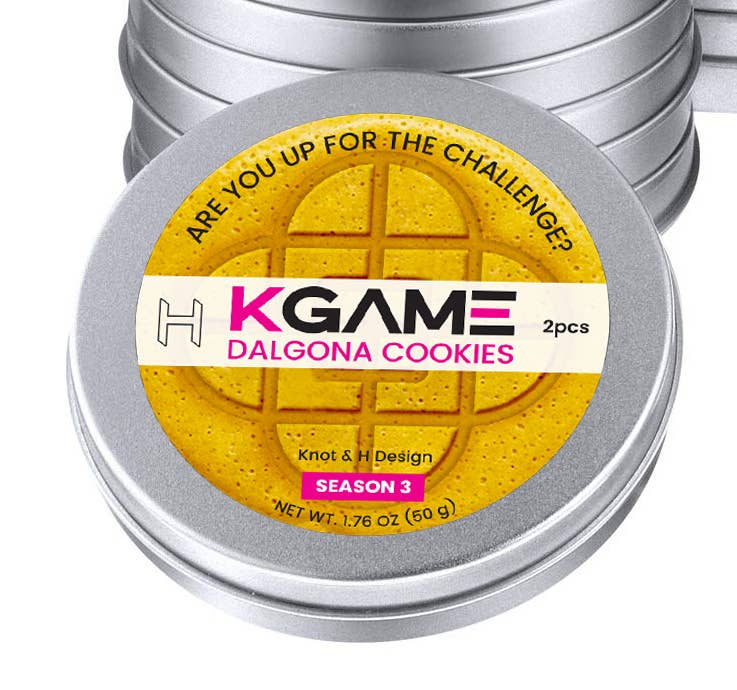 KGAME Dalgona Cookie Tin — Season 3 Collectible (30-PDQ)