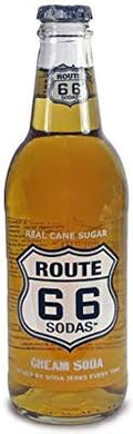 Route 66 sodas Real cane sugar cream soda