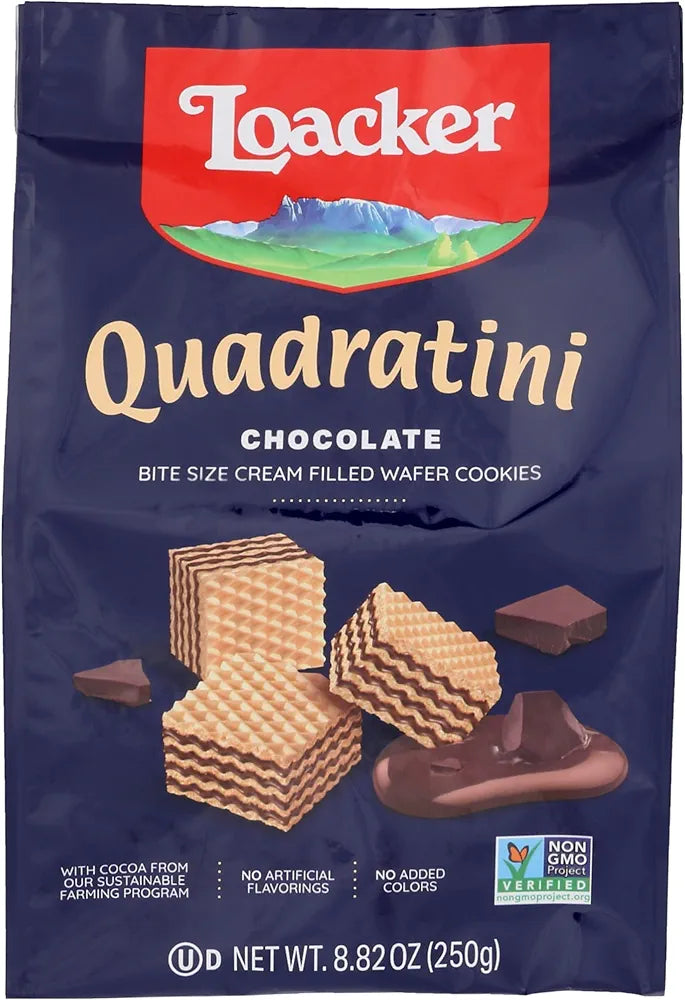 Loacker Wafer Quadratini Chocolate