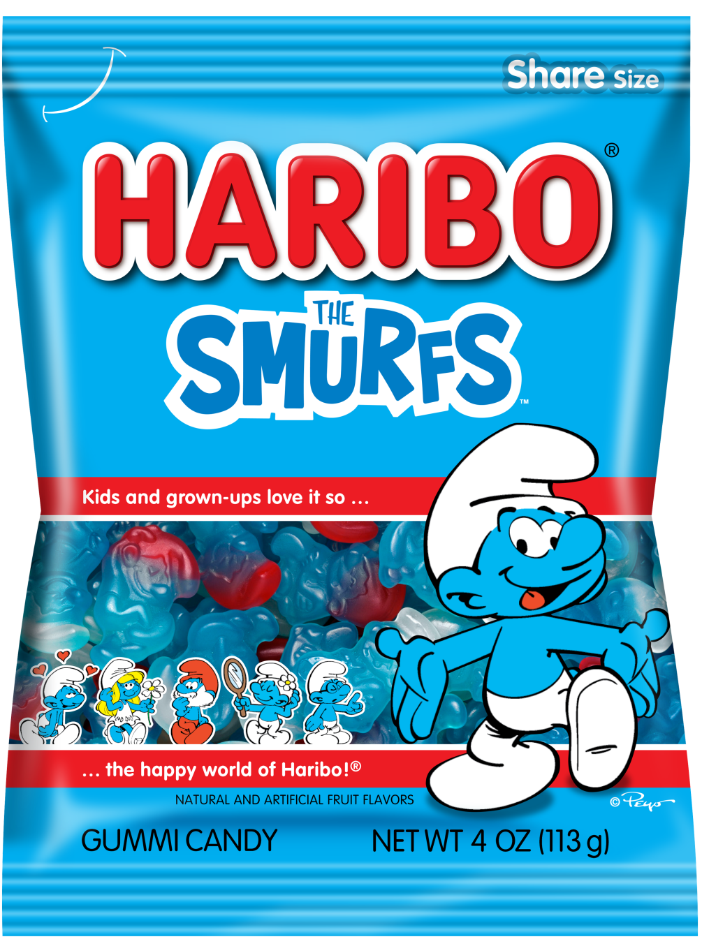 Haribo  the smurfs sour