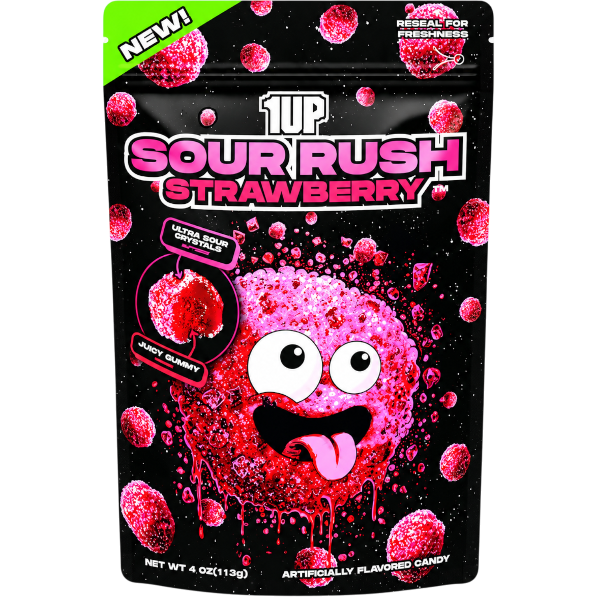 1UP Sour Rush Strawberry