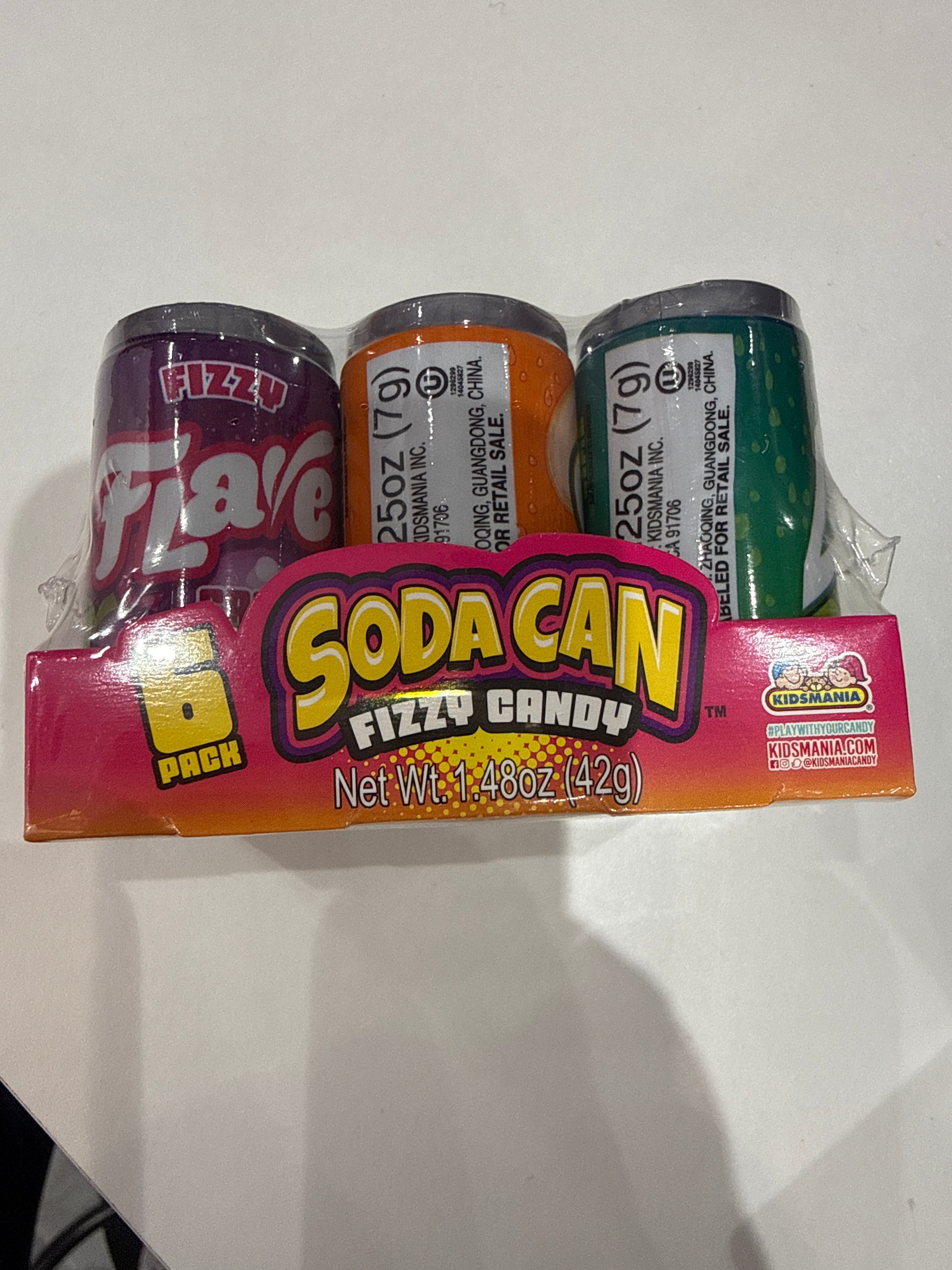 Soda Can Fizzy Candy