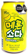 SFC Melon flavor soda drink